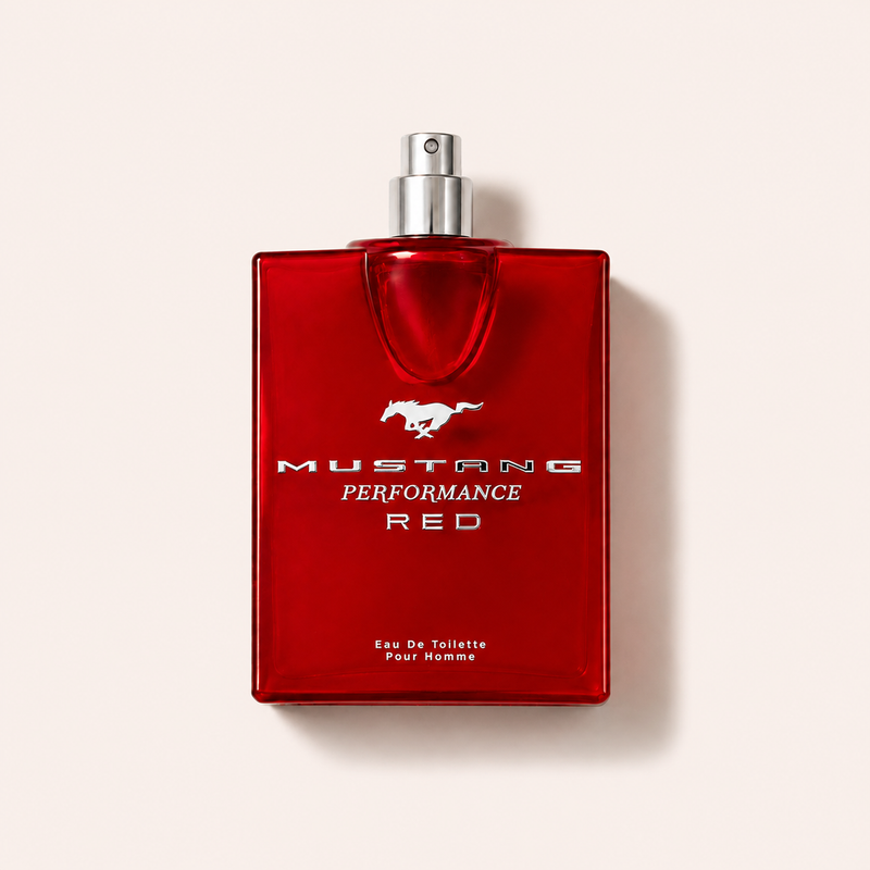 Pánské testery parfémů – Ford Mustang Performance Red EDT 100 ml, ilustrační fotografie