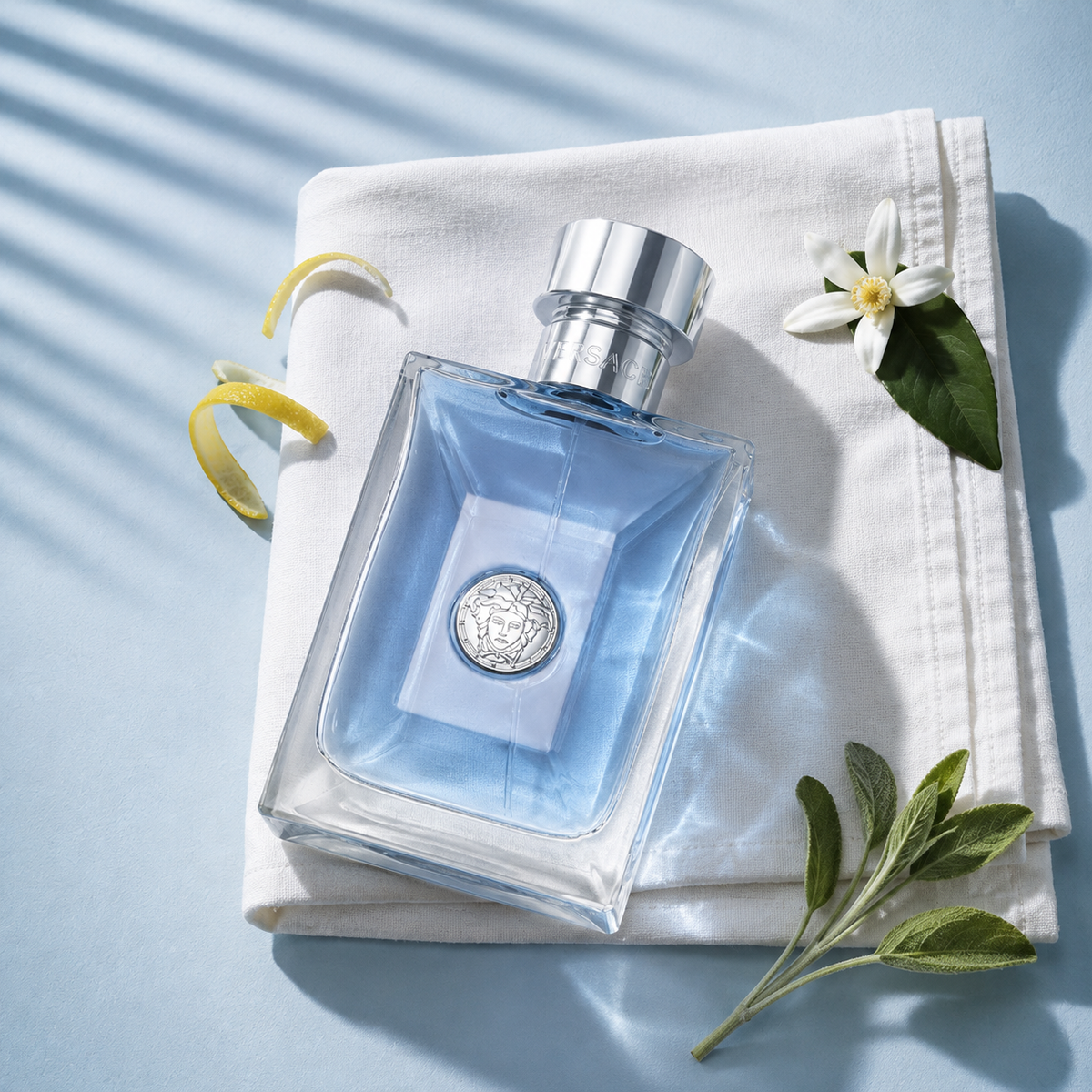Versace Pour Homme na bílém lnu s citronem a neroli – MrRizz