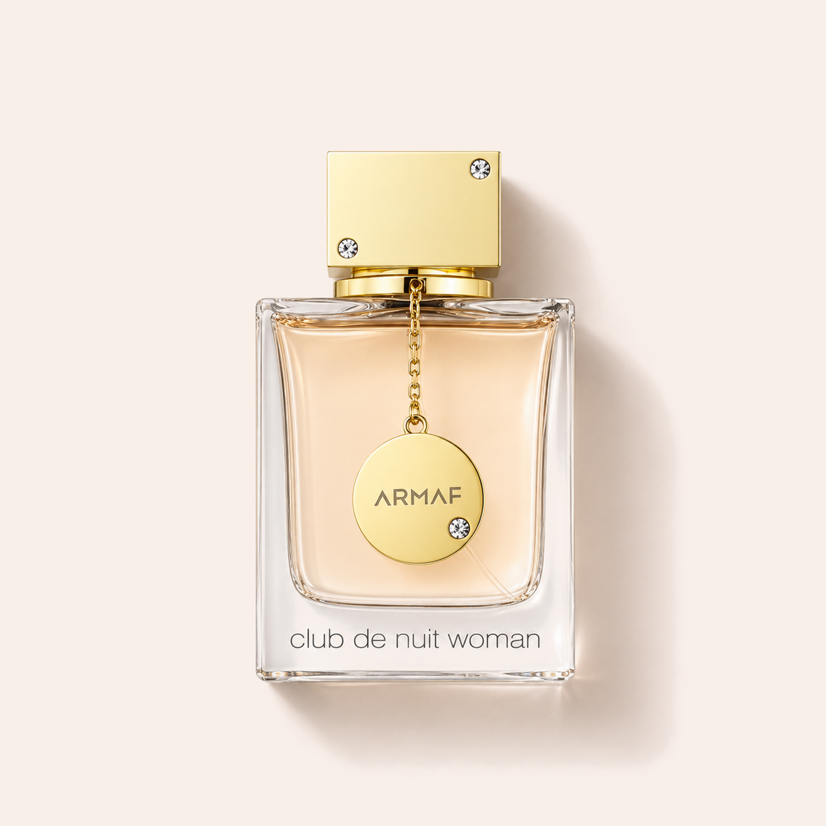 Armaf Club de Nuit Woman EDP 105 ml na pozadí #f8efe9 – MrRizz