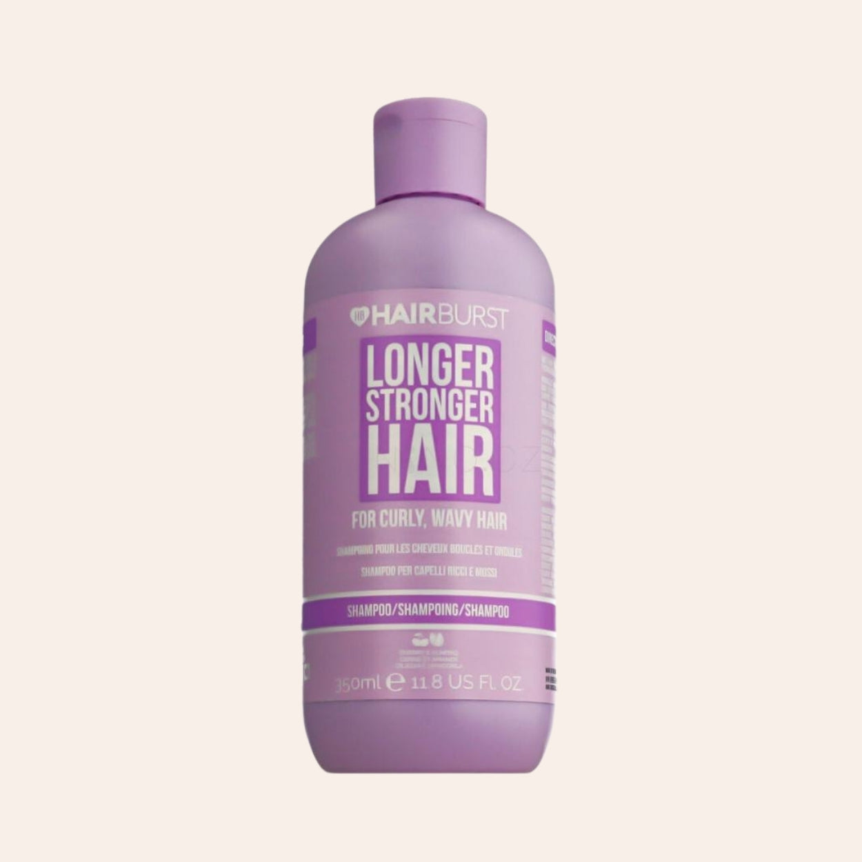 HairBurst Longer Stronger Hair Szampon do włosów kręconych i falowanych 350 ml
