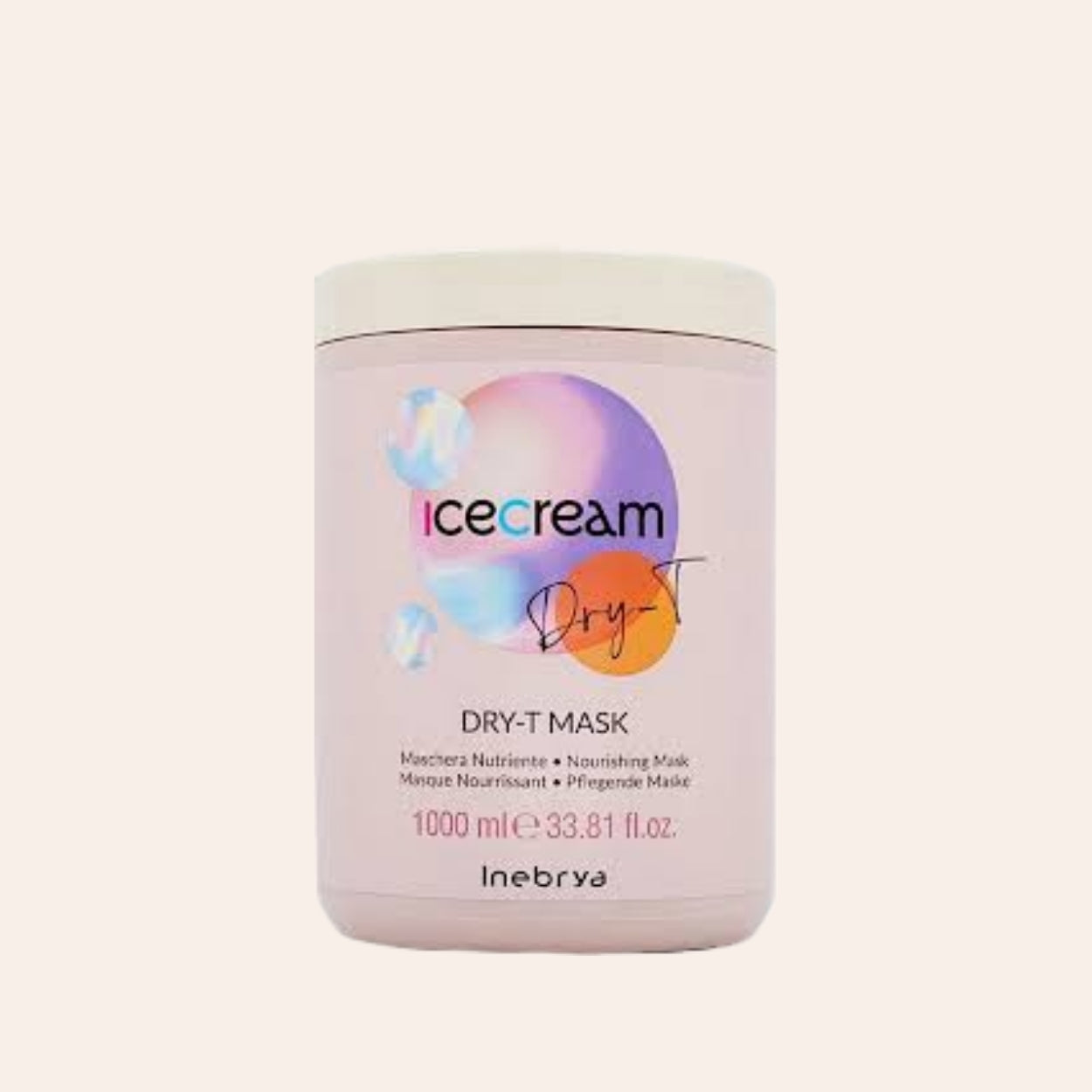 Inebrya Ice Cream Dry-T Maska odżywcza 1000 ml