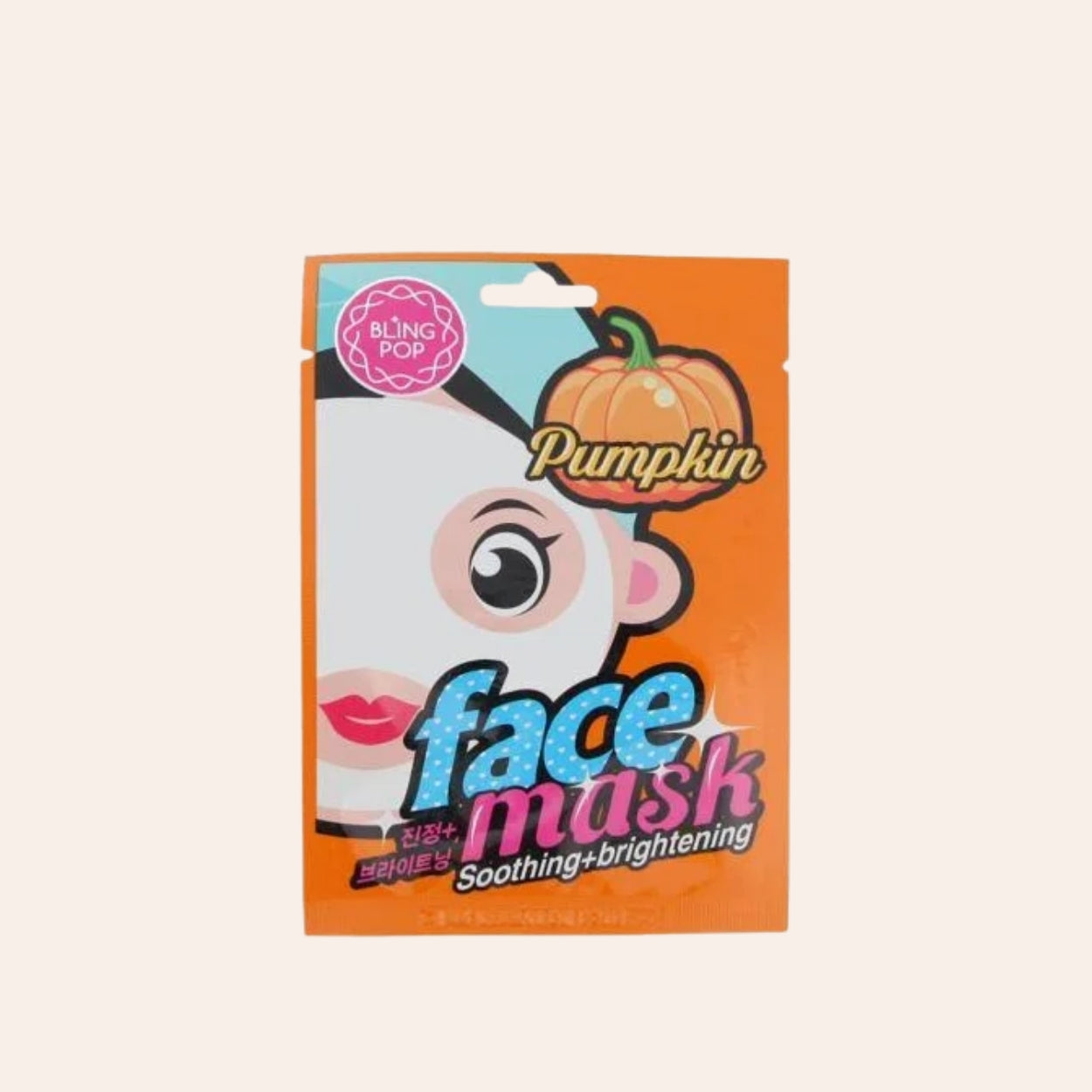 Bling Pop Maska do twarzy Pumpkin Soothing + Brightening 20 ml