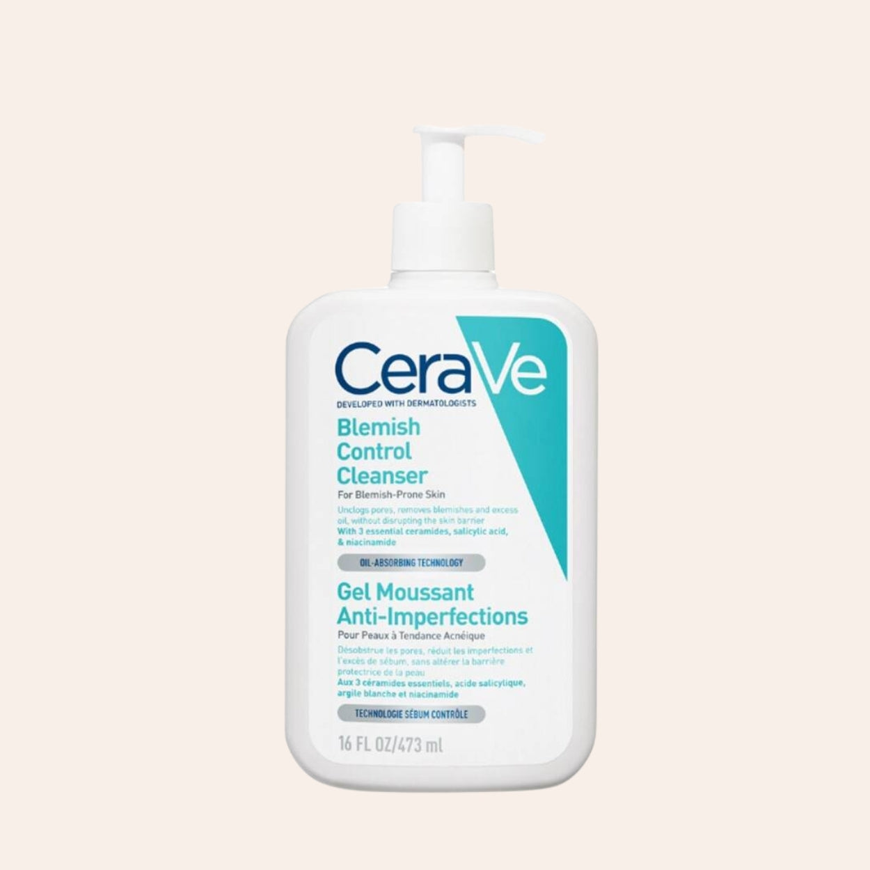 CeraVe Facial Cleansers Blemish Control Cleanser 473 ml