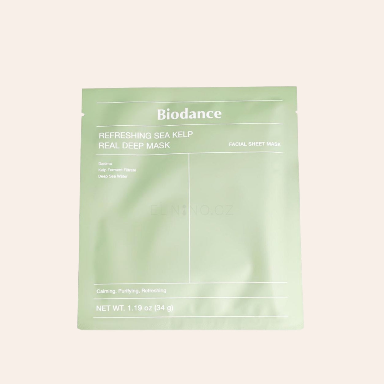 Biodance Sea Kelp Odświeżająca głęboka maska 34 ml