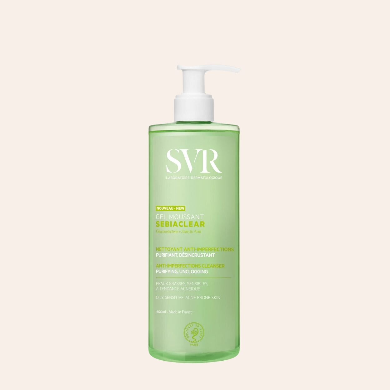 SVR Sebiaclear Żel oczyszczający 400 ml