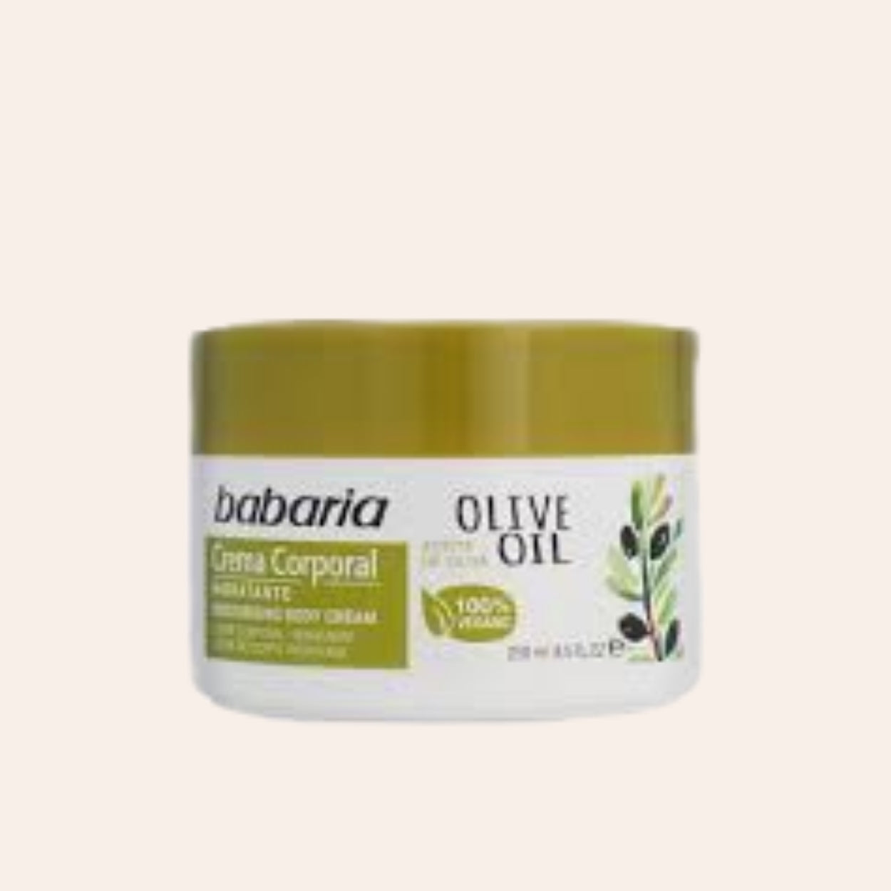 Babaria Olive Oil Nawilżający Krem do Ciała 250 ml