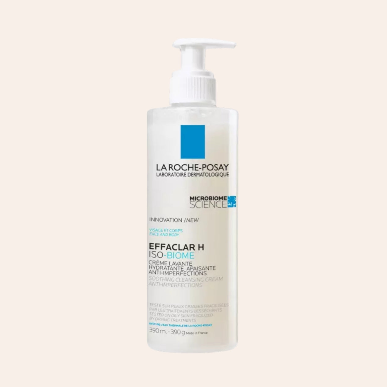 La Roche-Posay Effaclar H ISO-Biome Kojący Krem Oczyszczający 390 ml