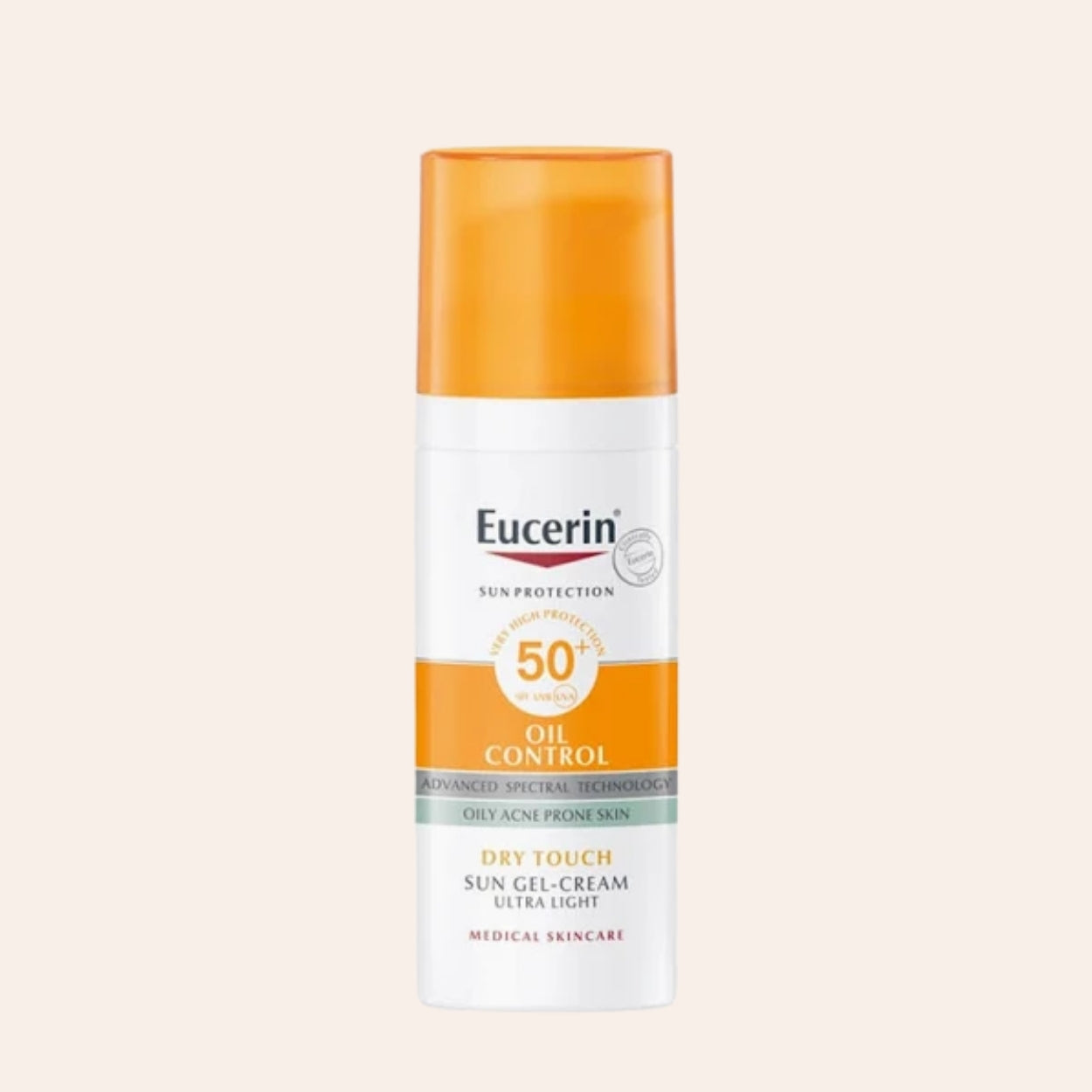 Eucerin Sun Oil Control Dry Touch Żel-Krem Przeciwsłoneczny do Twarzy 50 ml