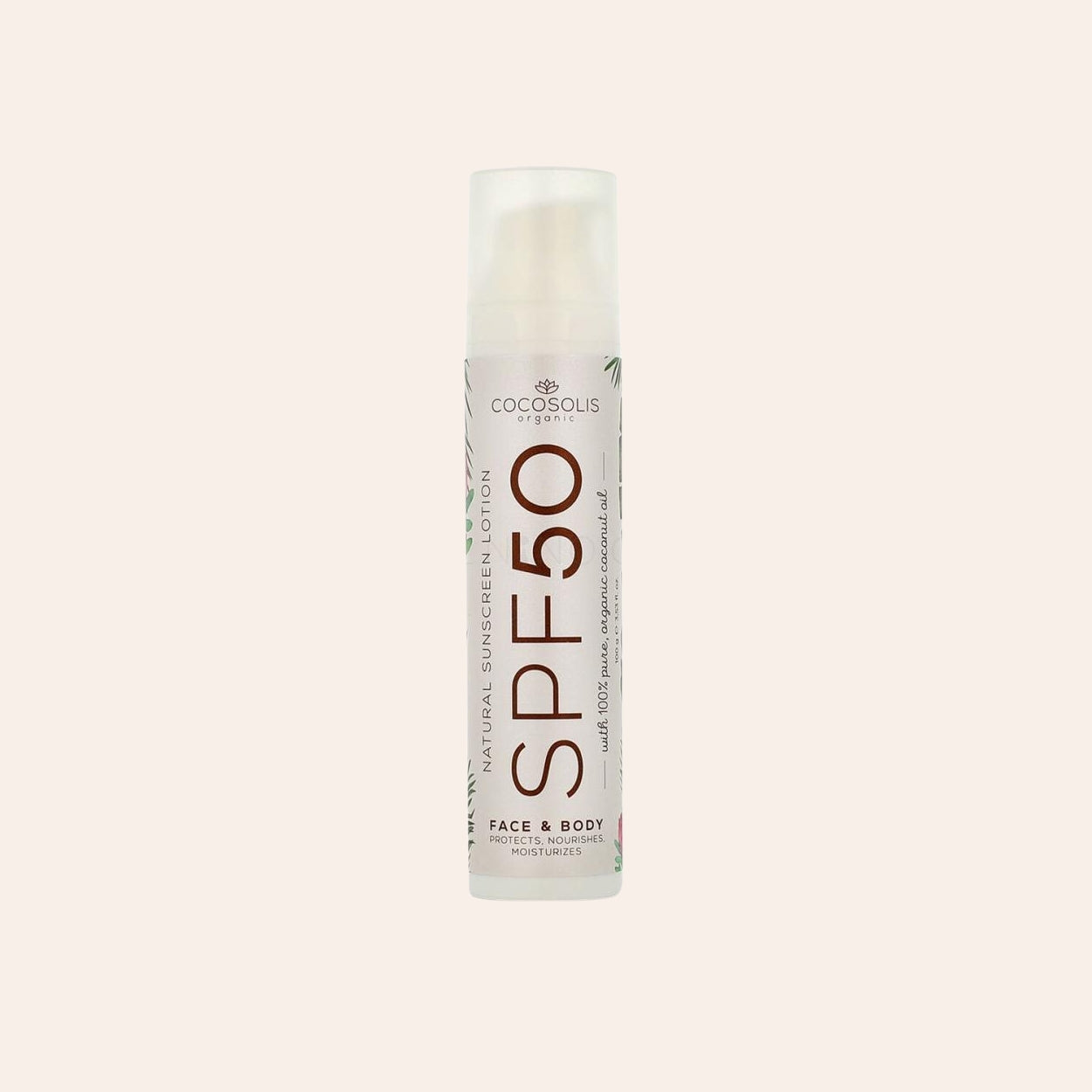 COCOSOLIS Naturalny krem przeciwsłoneczny do twarzy i ciała 100 ml