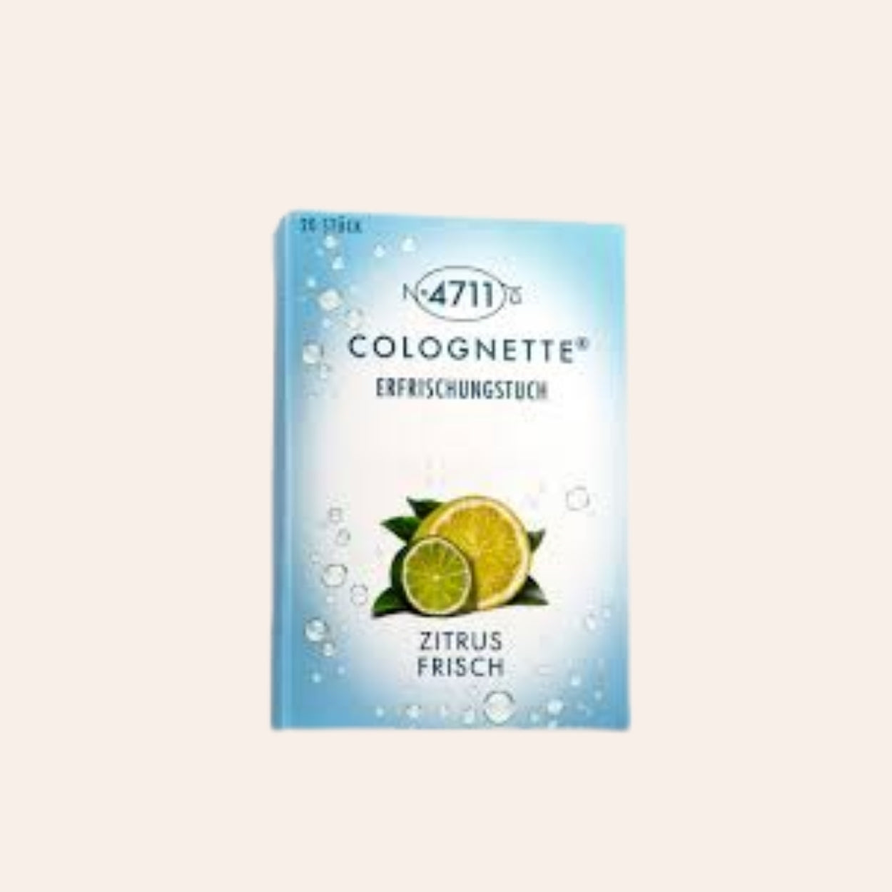 4711 Colognette Orzeźwiające chusteczki cytrynowe 20 ml