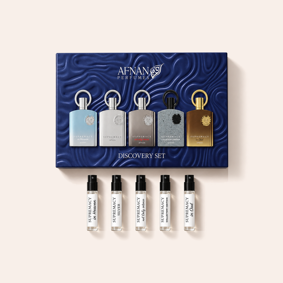 Afnan Supremacy Homme Series Discovery Set 5 × 2 ml, sada pěti pánských vzorků – MrRizz
