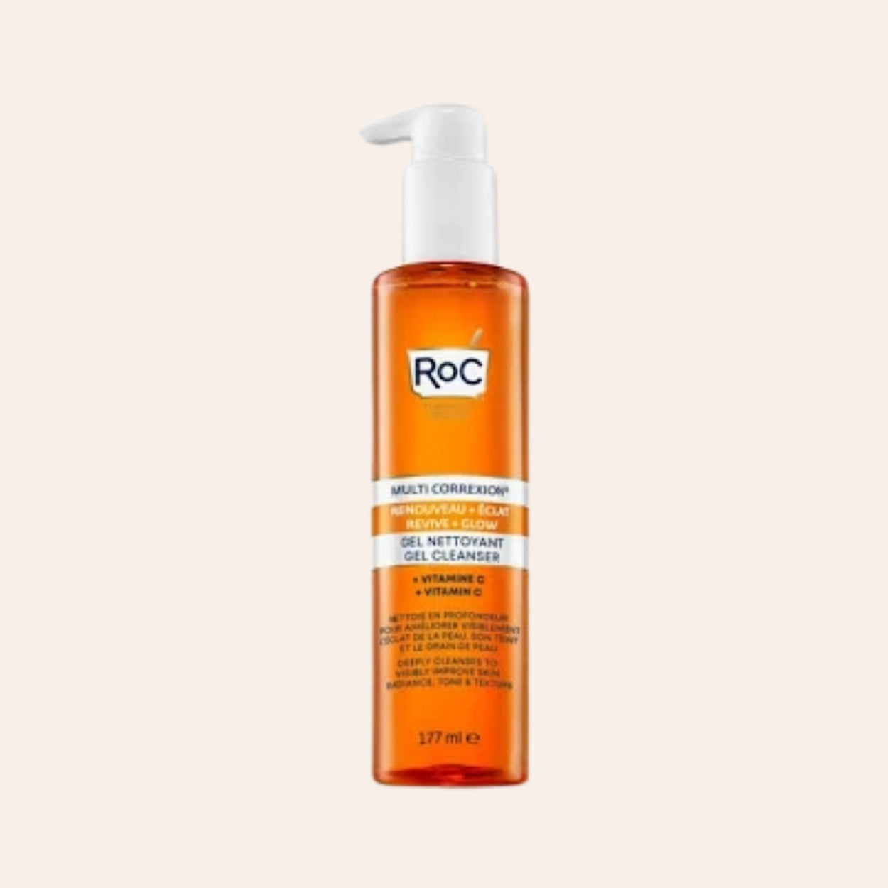 RoC Multi Correxion Revive & Glow Żel oczyszczający + witamina C 177 ml