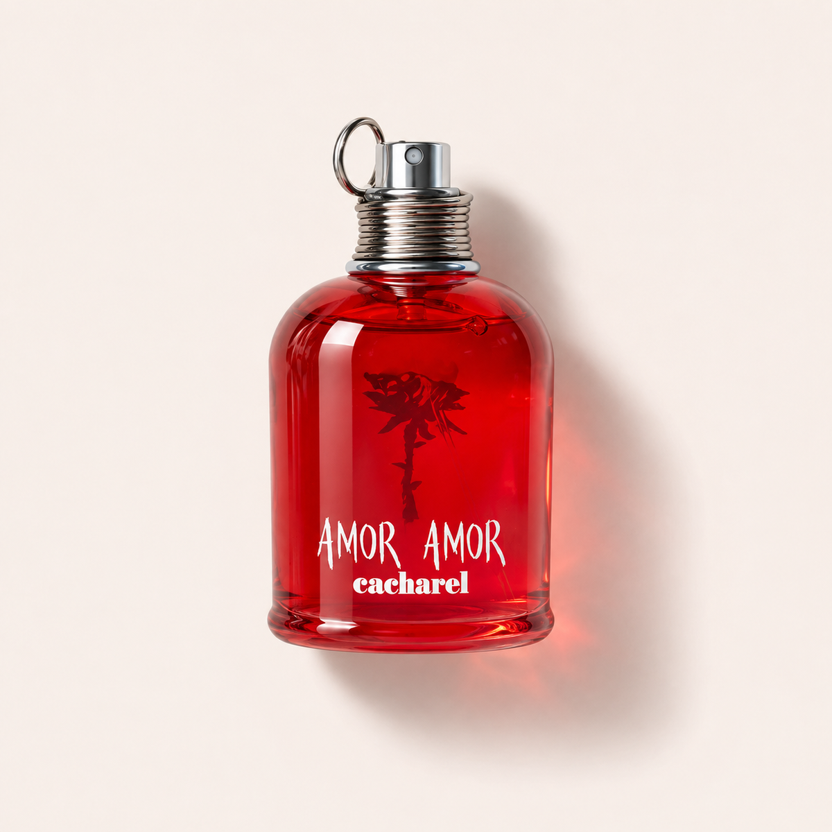 Flakon toaletní vody Cacharel Amor Amor EDT 100 ml s odkrytým rozprašovačem – MrRizz