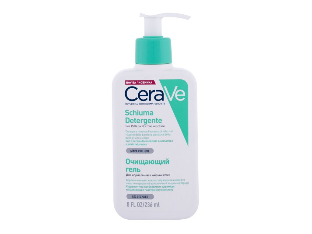 CeraVe Facial Cleansers Foaming Cleanser 236 ml - 236ml - Čisticí gel
