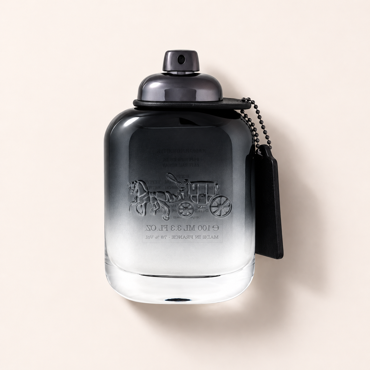 Flakon toaletní vody Coach For Men 100 ml, tester na světlém pozadí – MrRizz