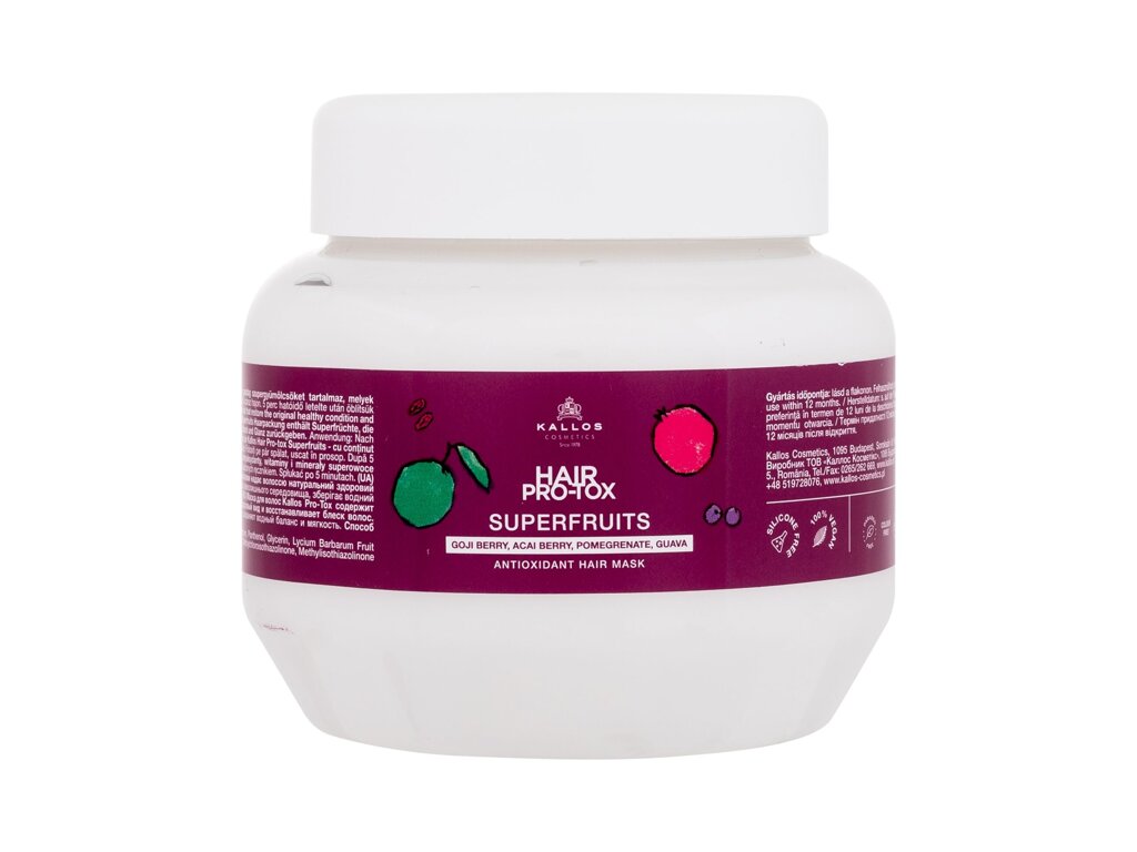 Kallos Cosmetics Hair Pro-Tox Superfruits Antioxidant Mask 275 ml - 275ml - Maska na vlasy