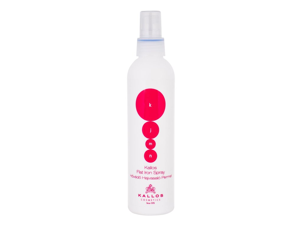 Kallos Cosmetics KJMN Flat Iron Spray 200 ml - 200ml - Pro tepelnou úpravu vlasů