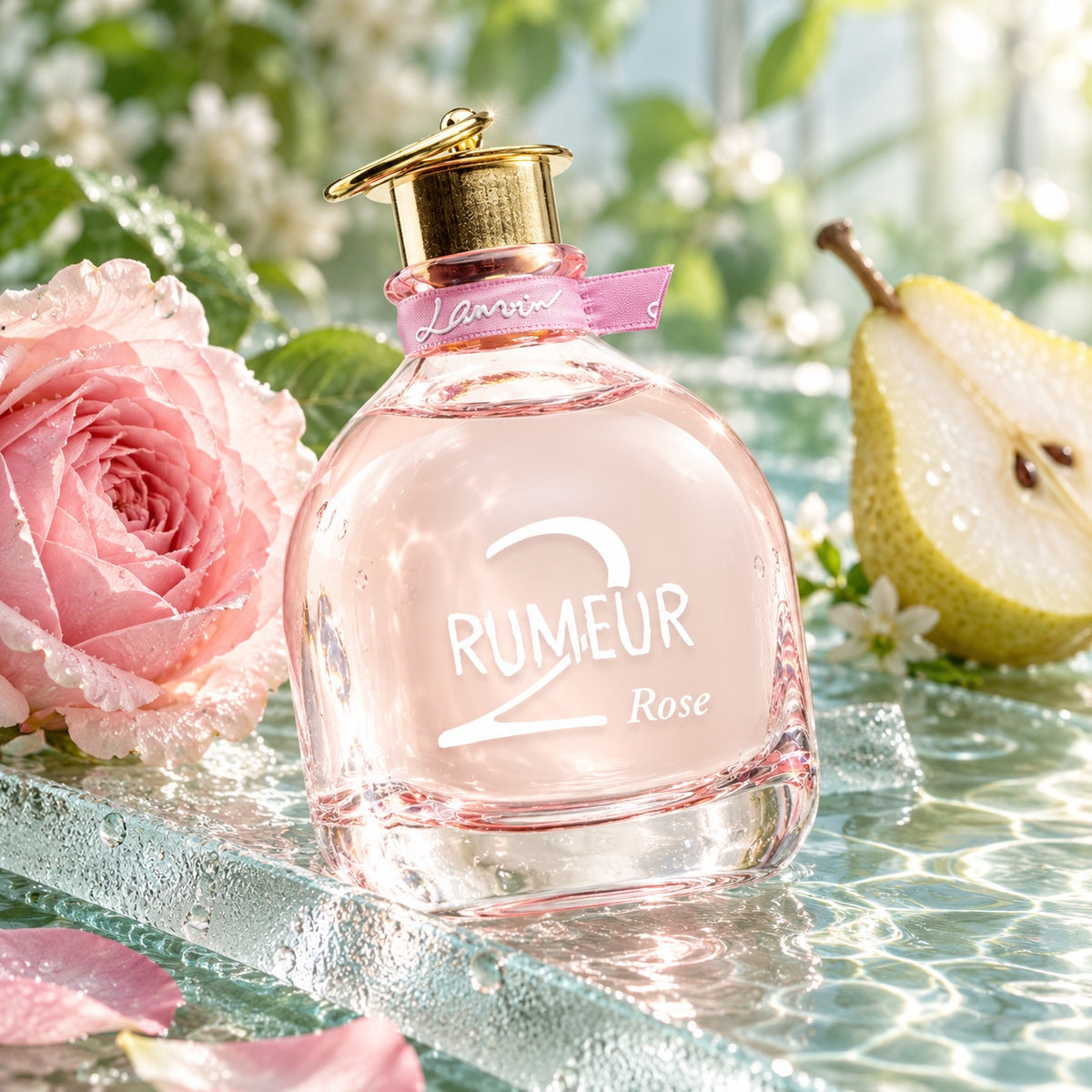Lanvin Rumeur 2 Rose 100 ml, svěží zátiší s růží a hruškou – MrRizz