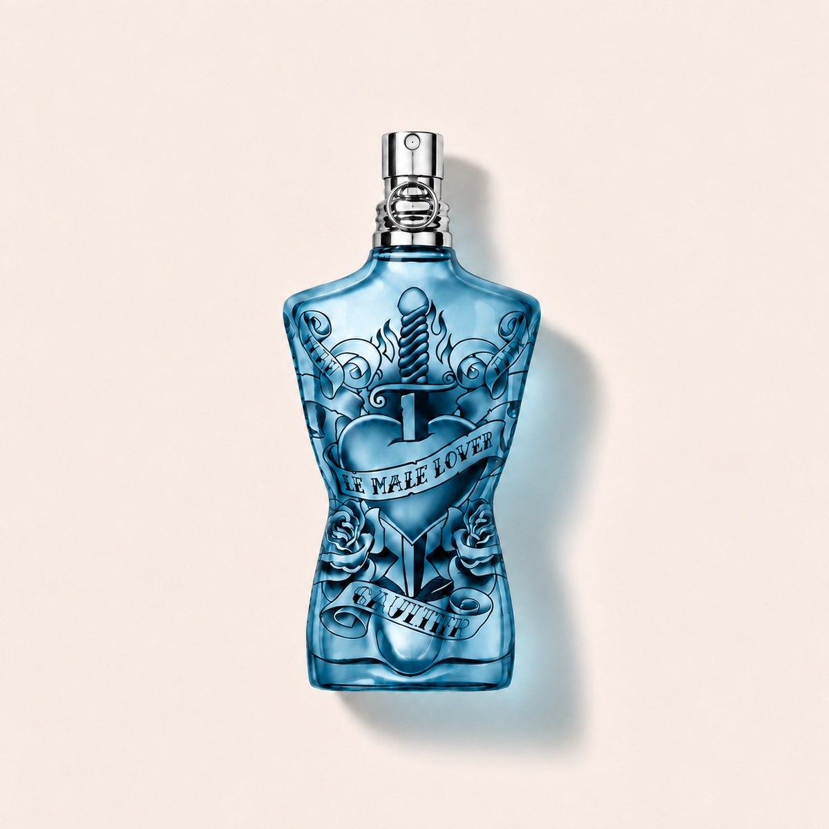 Jean Paul Gaultier Le Male Lover s průsvitným modrým stínem – MrRizz