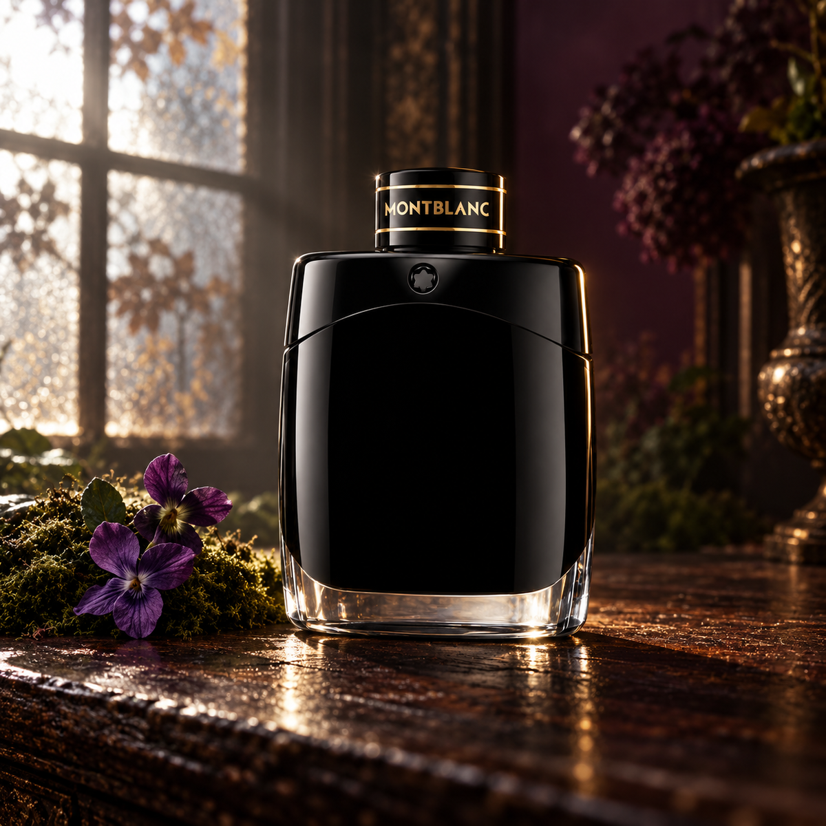Montblanc Legend EDP – doprovodná fotografie parfému v prostředí