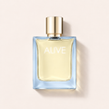 Flakon HUGO BOSS Boss Alive Sparkling Lavender EDP 50 ml z průsvitného modrého skla se zlatým uzávěrem – MrRizz