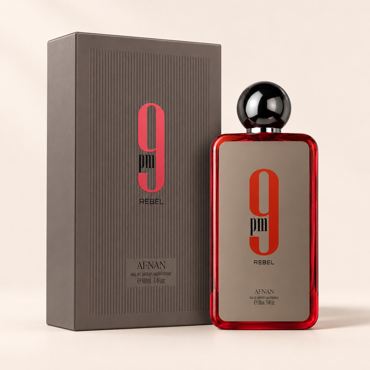 Afnan 9pm Rebel EDP 100 ml – produkt a balení