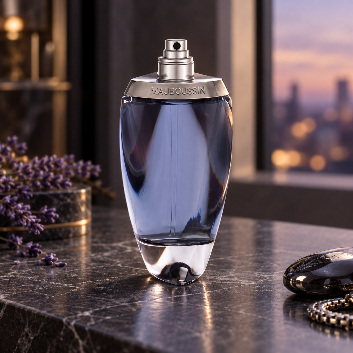 Mauboussin Homme EDP 100 ml – produkt v prostředí