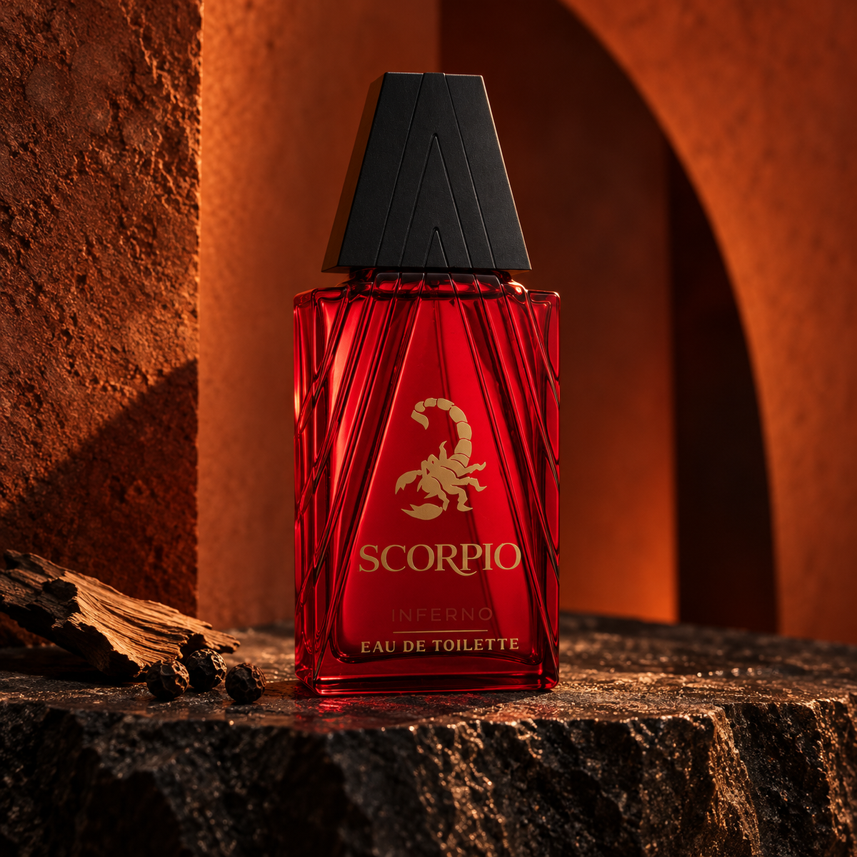 Scorpio Inferno EDT 75 ml – produkt v prostředí