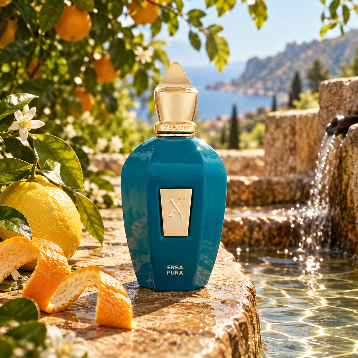 Xerjoff Erba Pura EDP 100 ml – produkt v prostředí