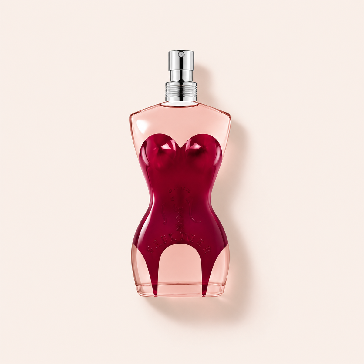 Jean Paul Gaultier Classique 2017 EDP 100 ml na béžovém pozadí – MrRizz