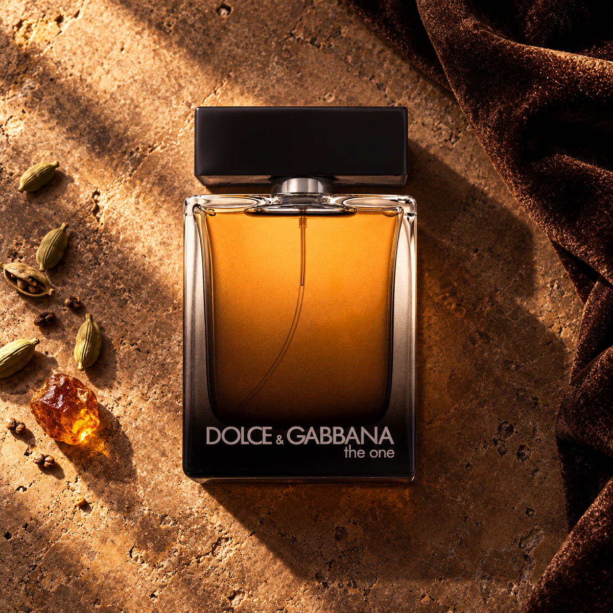Dolce&Gabbana The One for Men EDP 100 ml – parfém v prostředí, pohled shora s bočním stínem