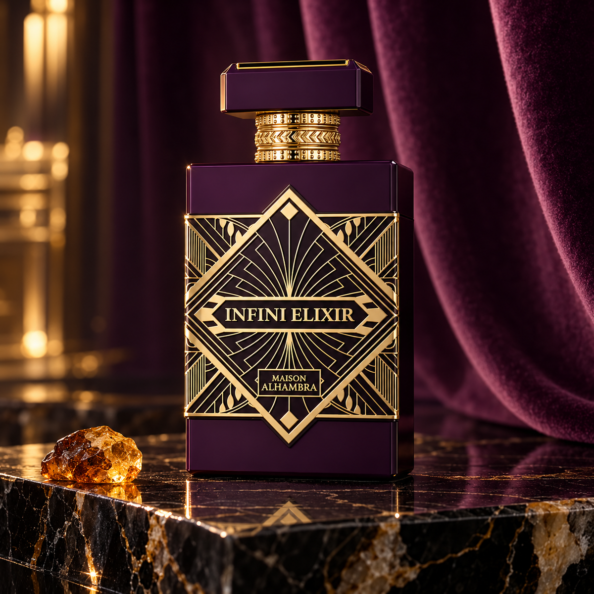 Maison Alhambra Infini Elixir 100 ml – produktová scéna – MrRizz