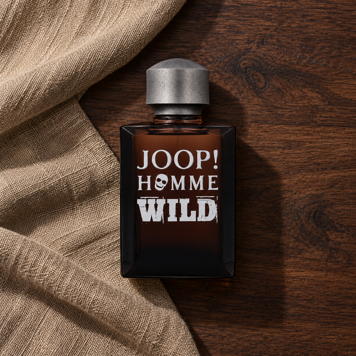 JOOP! Homme Wild EDT 125 ml – parfém v prostředí, pohled shora s bočním stínem