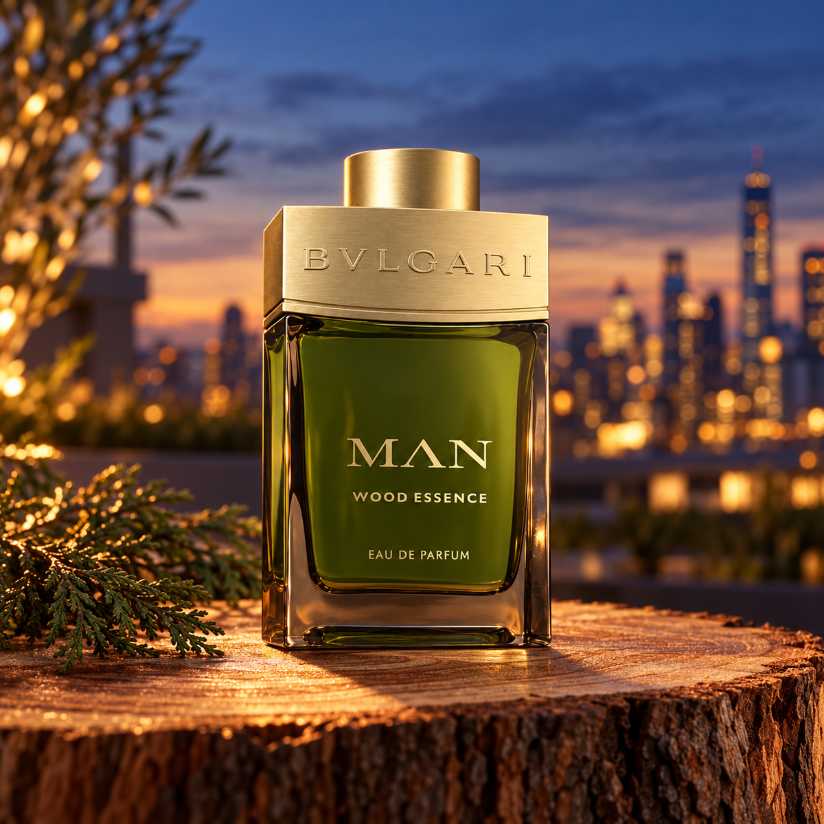 Bvlgari MAN Wood Essence 100 ml – produktová scéna – MrRizz