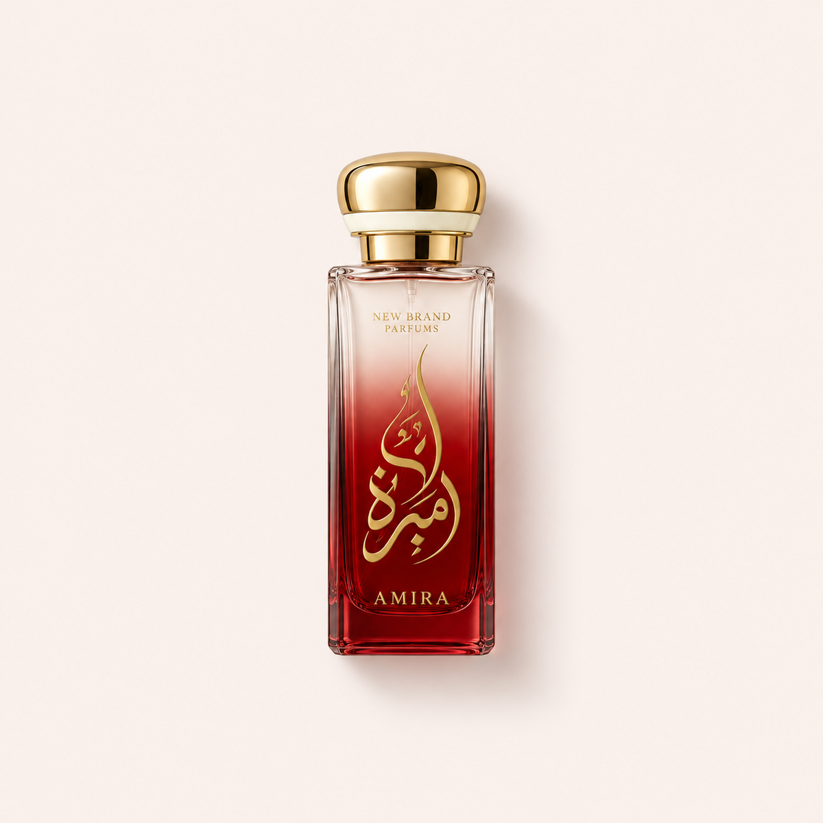 Tester New Brand Parfums Amira EDP 100 ml v červeném flakonu se zlatým víčkem – MrRizz