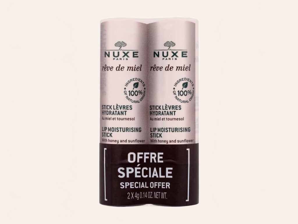 NUXE Reve de Miel Lip Moisturising Stick 2x4 ml - 2x4ml - Balzám na rty