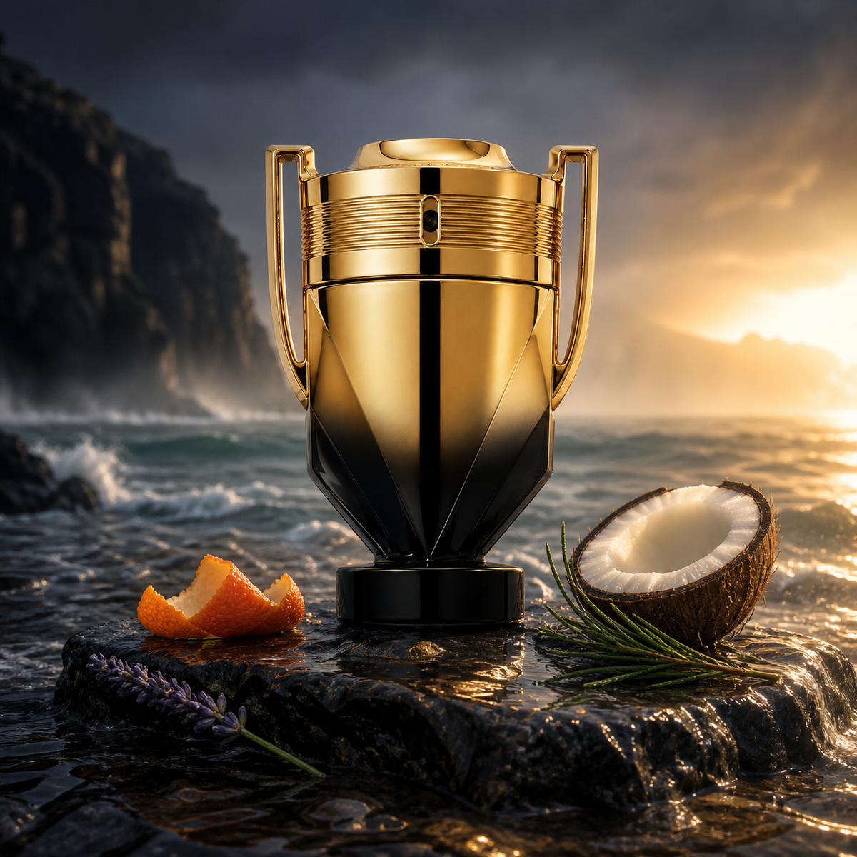 Paco Rabanne Invictus Elixir v emocionální pobřežní scéně s kokosem, solí a grapefruitem – MrRizz