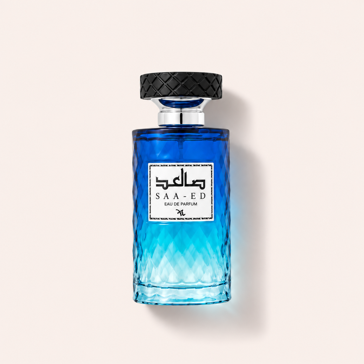 Flakon Royal Collection Saa-Ed EDP 100 ml na béžovém pozadí – MrRizz
