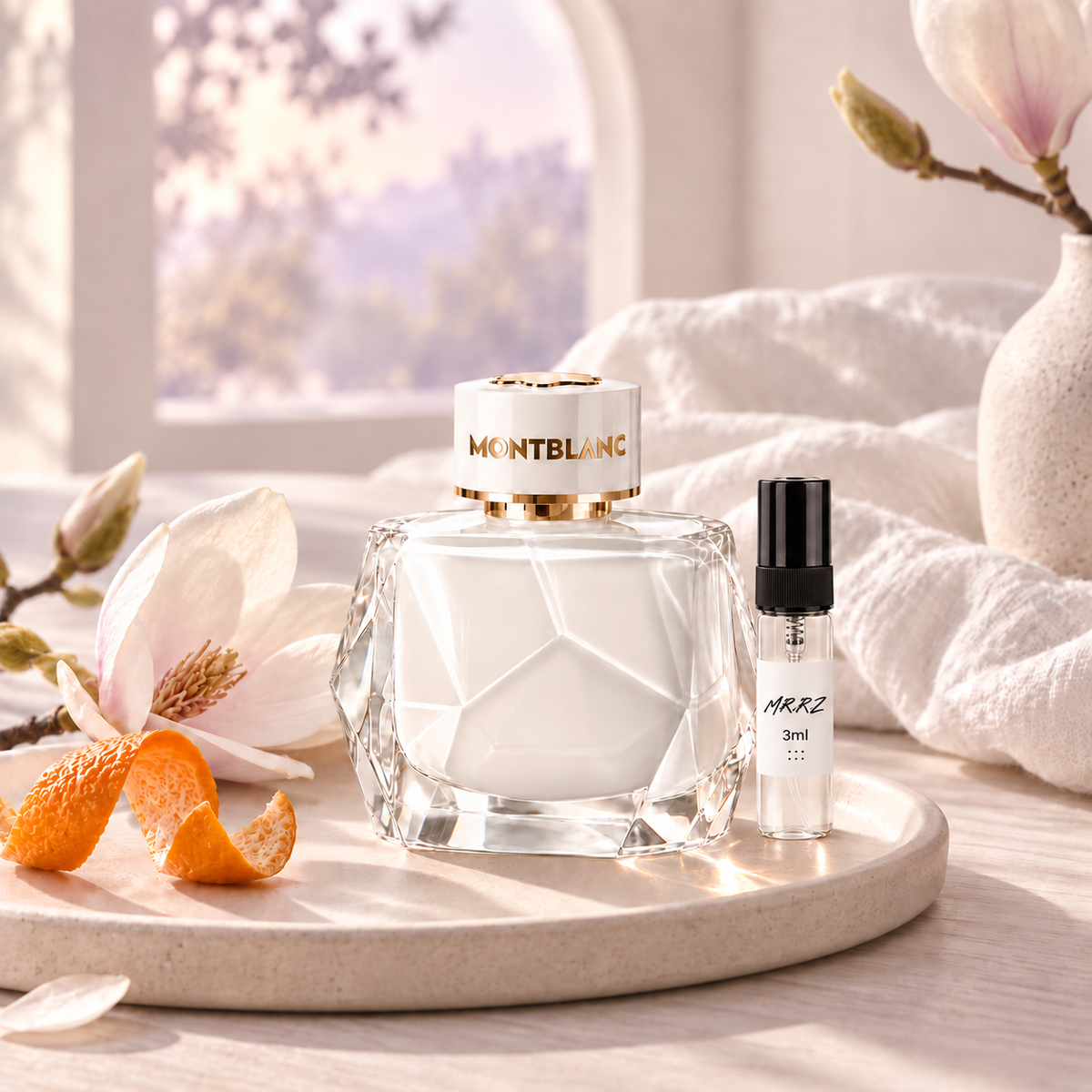 Montblanc Signature – původní prostředí s lahvičkou vzorku MrRizz