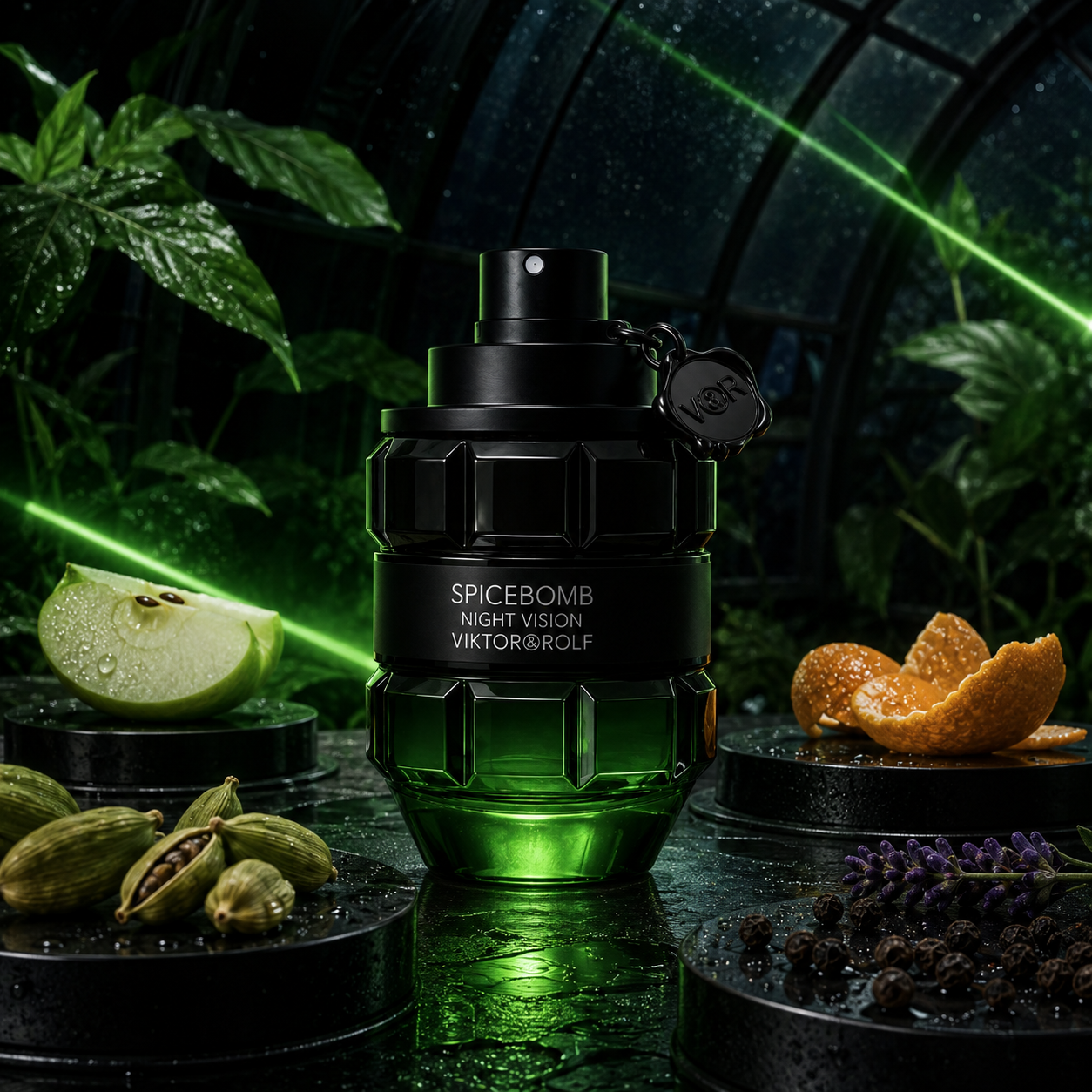 Viktor & Rolf Spicebomb Night Vision EDT – emotivní produktová fotografie