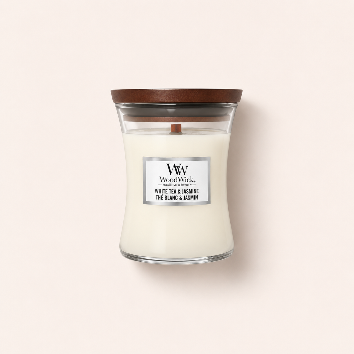 WoodWick White Tea & Jasmine 275 ml – vonná svíčka – MrRizz