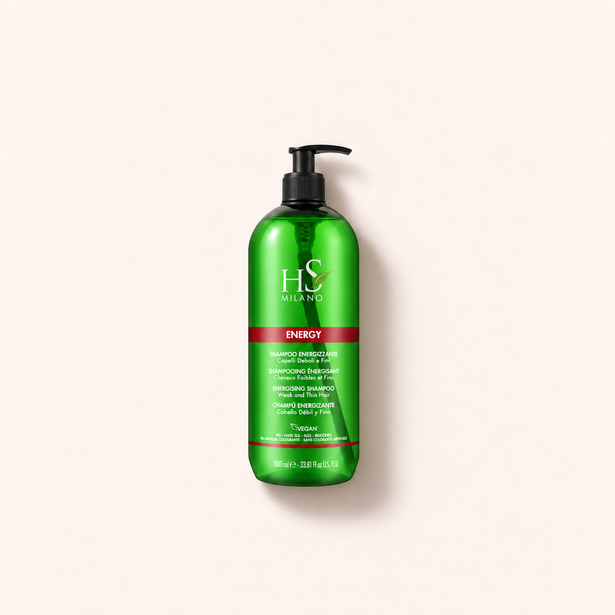 HS MILANO Energy Energising Shampoo 1000 ml