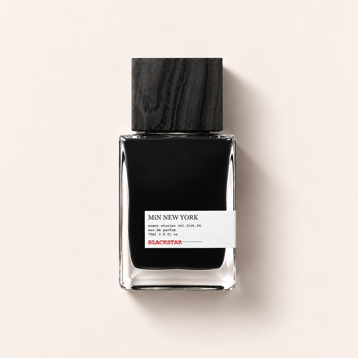 Flakon MiN New York Blackstar EDP 75 ml s tmavým dřevěným víčkem – MrRizz