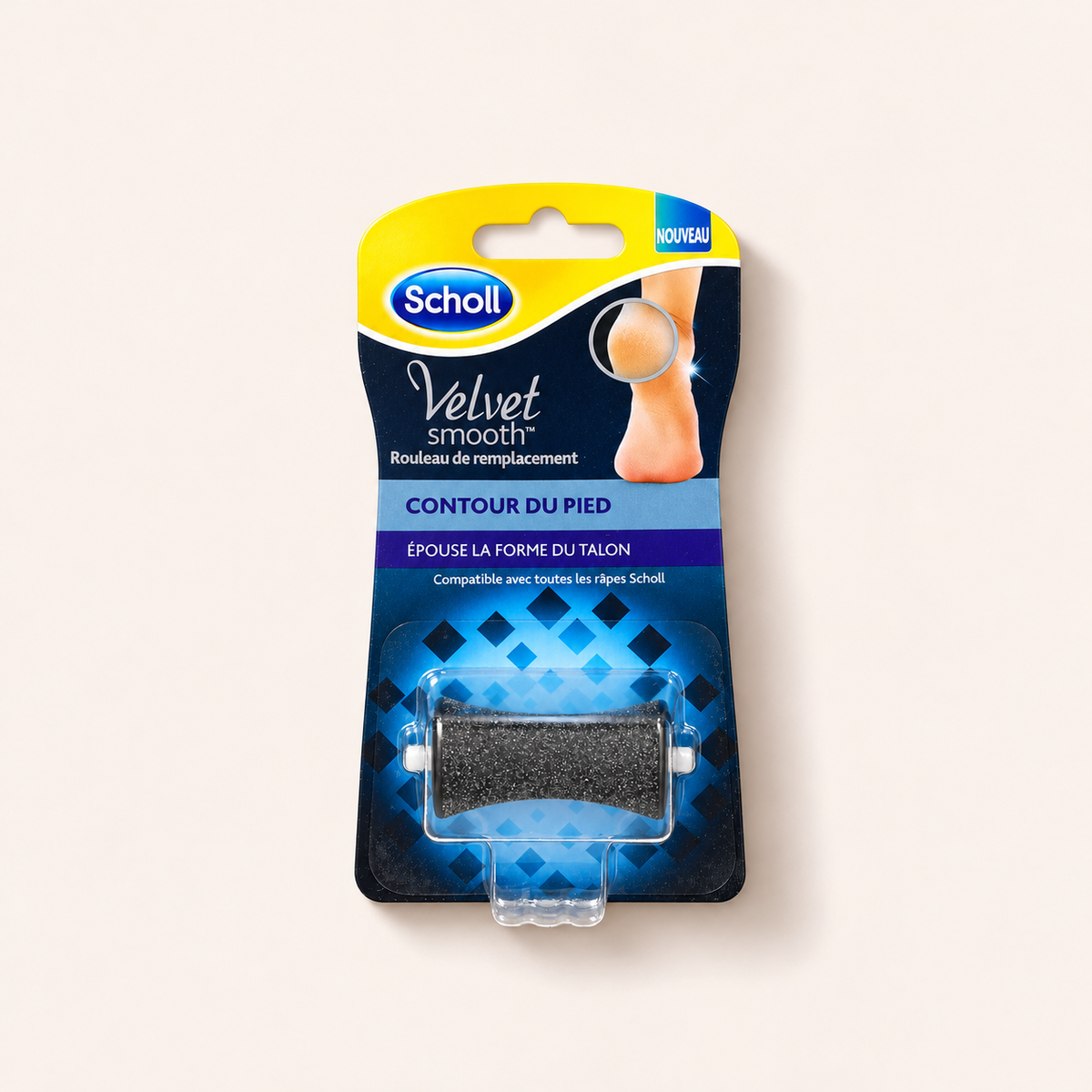 Scholl Velvet Smooth – náhradní váleček Foot Contour v původním balení – MrRizz