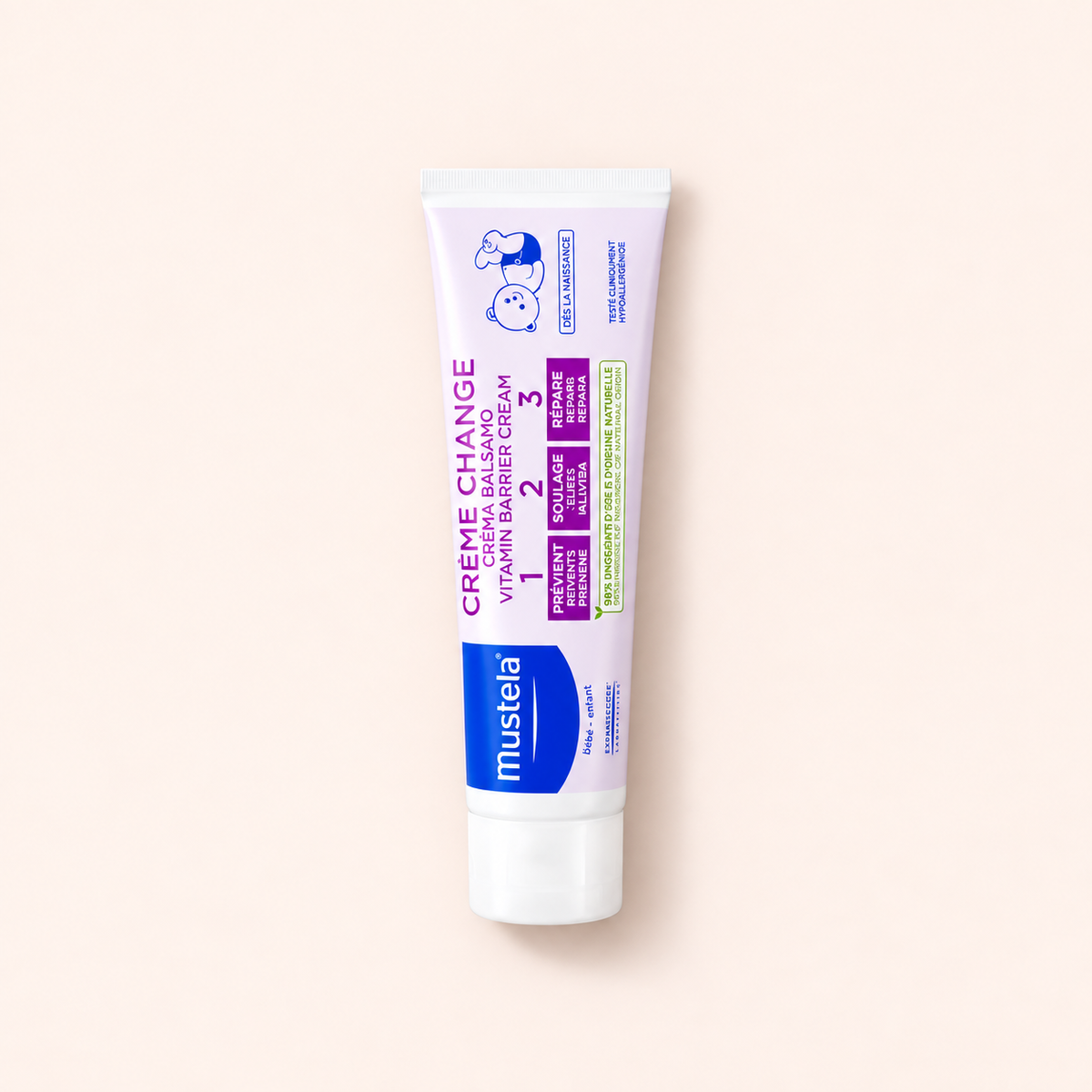 Mustela Bébé Vitamin Barrier Cream ochranný krém pod plenku 100 ml – MrRizz