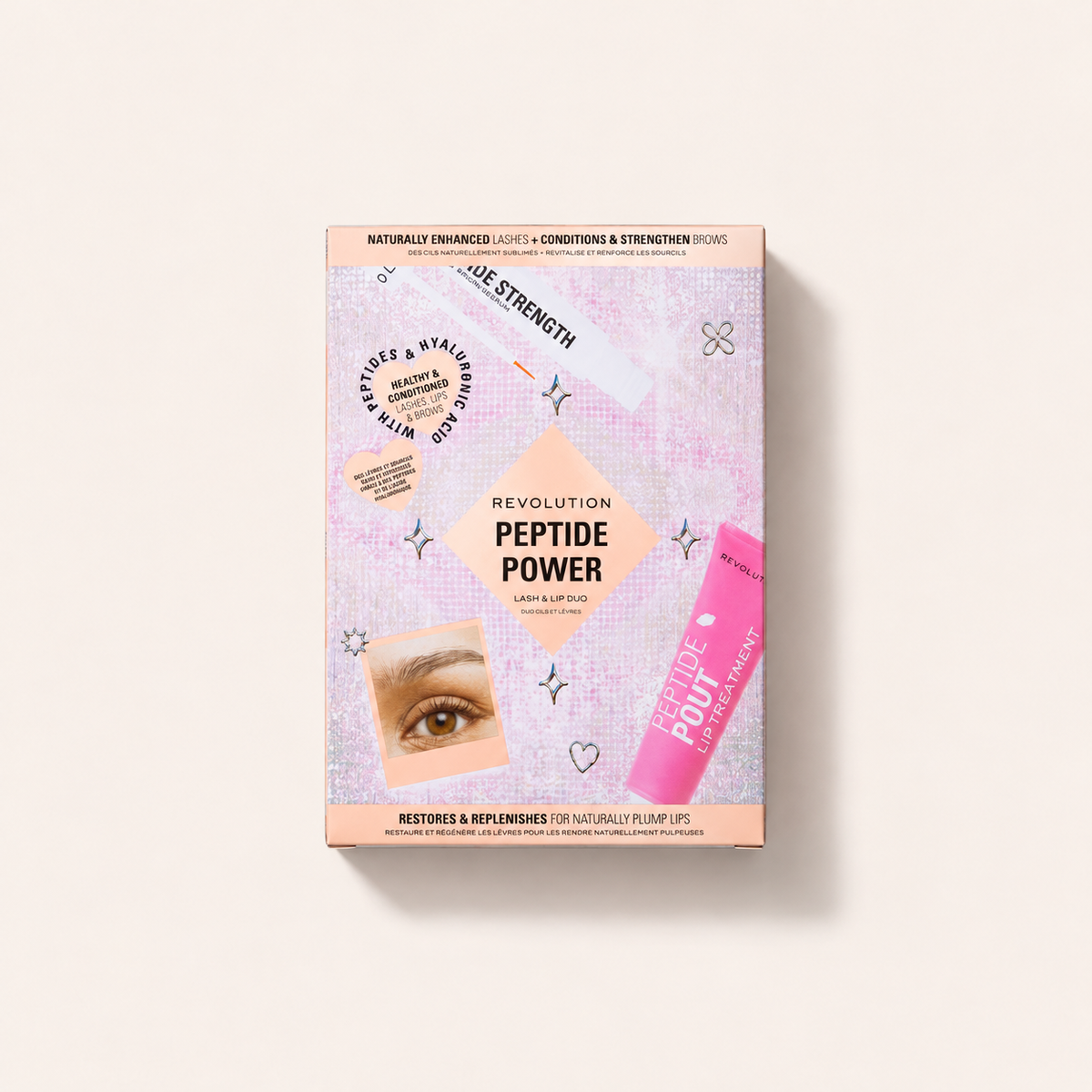 Makeup Revolution London Peptide Power Lash & Lip Duo 3 ml