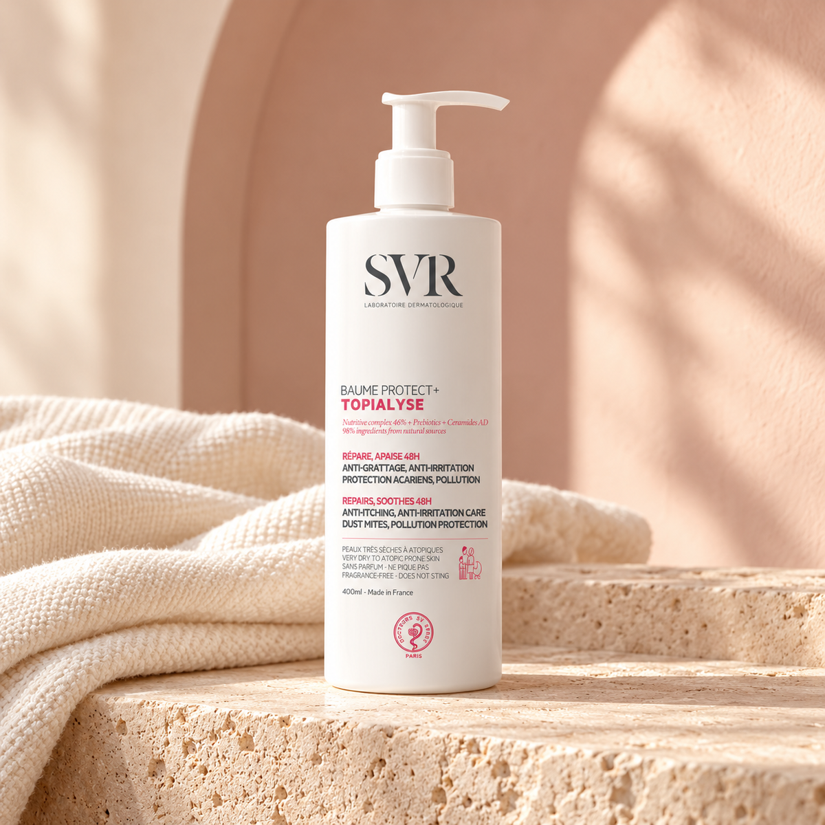 SVR Topialyse Baume Protect+ 400 ml – atmosférická fotografie – MrRizz