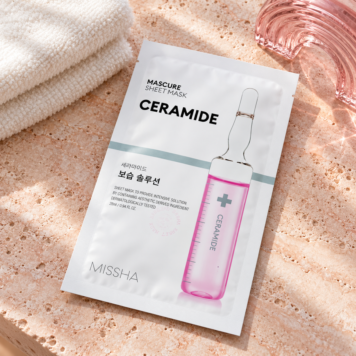 Missha Mascure Sheet Mask Ceramide 28 ml – atmosférická fotografie – MrRizz