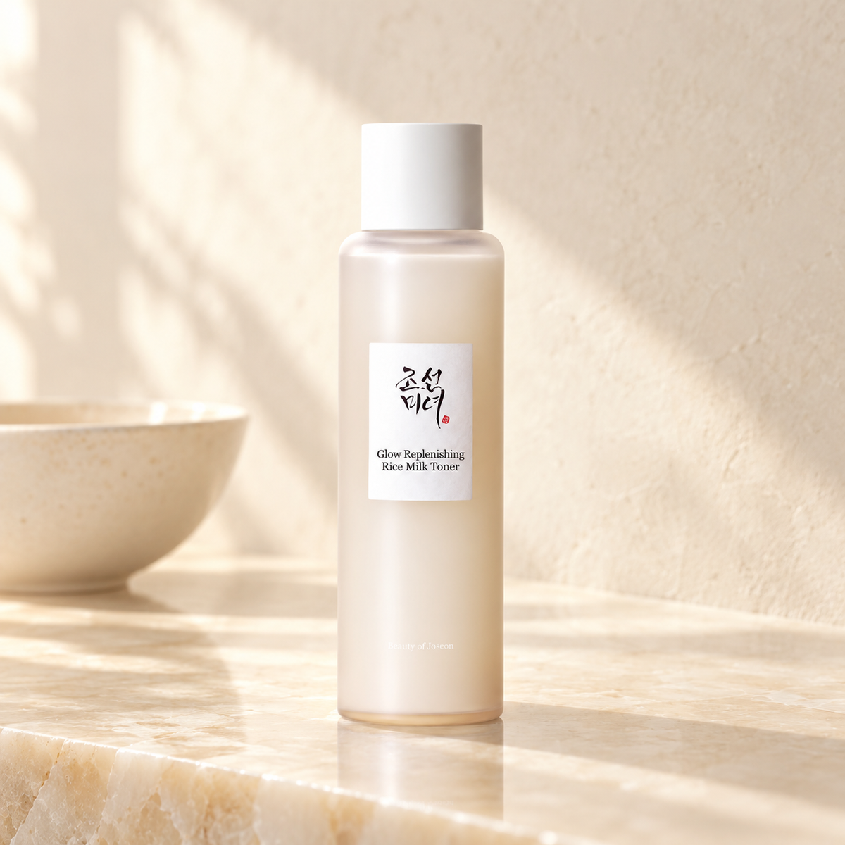Beauty of Joseon Rice Glow Replenishing Milk 150 ml v prostředí jemné pleťové péče – MrRizz