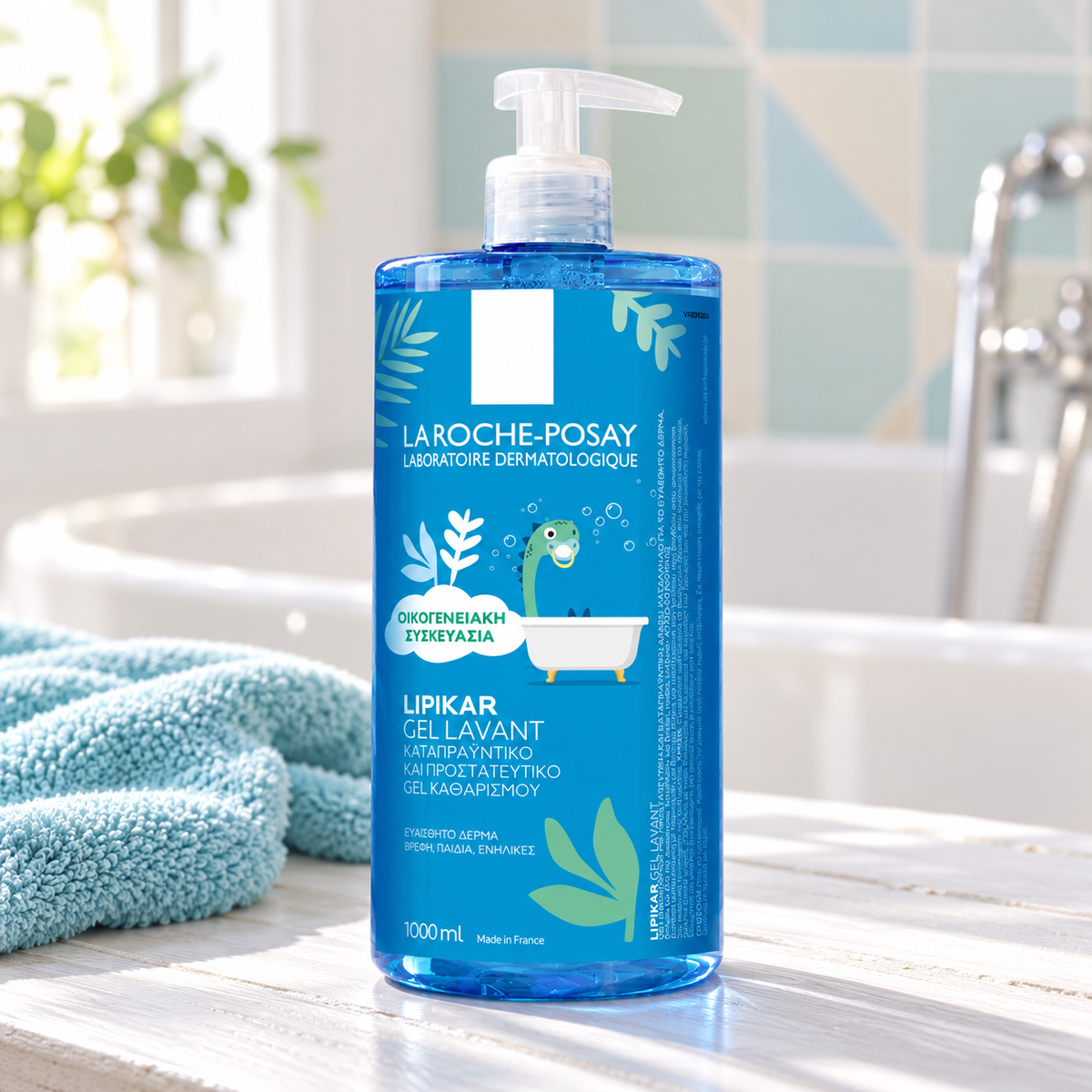 La Roche-Posay Lipikar Gel Lavant 1000 ml – atmosférická fotografie – MrRizz